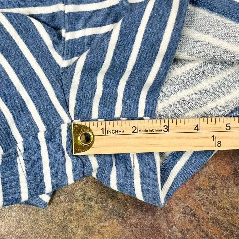 Banana Republic Blue White Striped Shorts Large